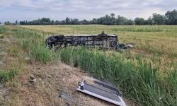 Çorum'da feci minibüs kazası