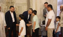 Edirne'de bayram namazında Eski Cami doldu