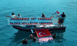 Jandarma, kuruluşunu dalışla kutladı