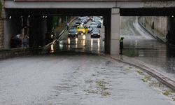 Konya'da sağanak etkili oldu
