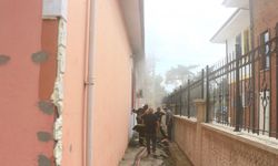 Lisede yangın paniği