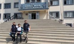 Park halindeki TIR'ı kundakladı!