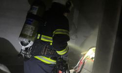 Siirt'te polis lojmanında yangın