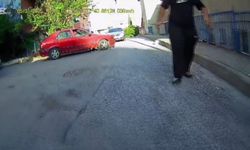 Trafikte tartıştığı sürücüye ailesinin yanında bıçak çekti
