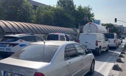 Yakıt tankeri yayaya çarptı