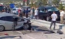 Yol Çalışması Nedeniyle Karşı Şeride Geçen Otomobil, Minibüsle Çarpıştı
