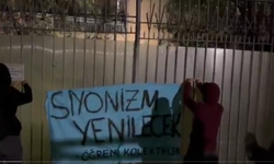 Başkentte İsrail Büyükelçiliği Önünde Pankartlı Protesto!