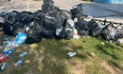 İzmir'de grevin 6'ncı gününde çöp krizi