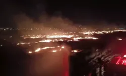 Silopi'de araziyi alevler sardı