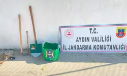 Aydın'da  kaçak tarihi eser kazısı