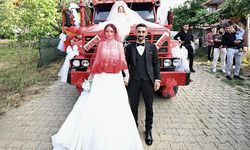 Ekmek teknesini gelin arabası yaptı