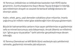 Burhanettin Duran'dan 15 Temmuz paylaşımı