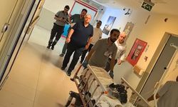 Bursa'da forklifte çarparak kaza yaptı