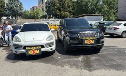 Diyarbakır'da gümrük kaçağı lüks araç operasyonu