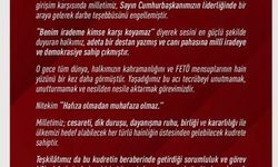 İbrahim Kalın'dan 15 Temmuz mesajı