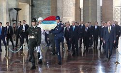 Kasım Cömert Tokayev'den Anıtkabir ziyareti
