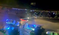 Kontrolünü kaybedip kanala uçtu