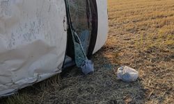 Silvan'da minibüs şarampole yuvarlandı