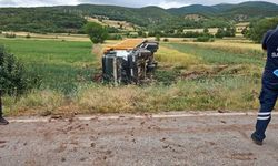Tokat'ta feci kamyon kazası