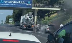 Trafikte yangın