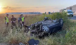 Tekirdağ'da korkutan kaza