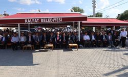 Kalfat'ta konutlara ilk doğal gaz verildi