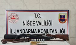 Niğde'de ruhsatsız silah operasyonu!