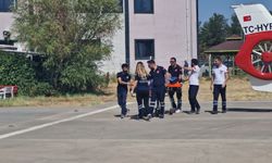 Ambulans Helikopter, Uyluk Kemiği Kırılan Hasta İçin Geldi