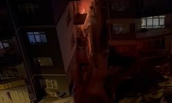 Ankara'da korku dolu yangın anları kamerada