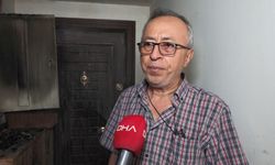 Bina çatısındaki yangın söndürüldü