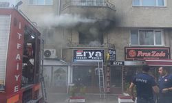 Bolu'da çıkan yangında mahsur kaldılar