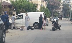 Bursa’da Motosiklet ile Hafif Ticari Araç Çarpıştı