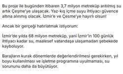 Çeşme’nin su hasreti sona eriyor