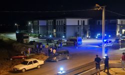 Damadının otomobiliyle tarlaya uçtu