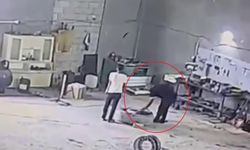 Iğdır'da hava basılan lastik patladı