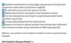Kadastro Reformunda Yeni Aşama: 12 Bin Dosya Karara Bağlandı