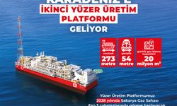 Karadeniz’de Sakarya Gaz Sahası için yeni yüzer üretim platformu devreye giriyor
