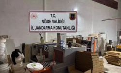 Niğde'de kaçak sigaraya operasyon