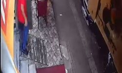 Park halindeki motosiklete gaz verilince ortalığı dağıttı