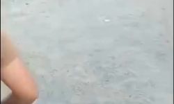 Polise taşla saldırdılar