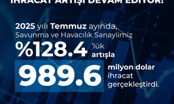 Savunma sanayiinde 989 milyon dolar ihracat