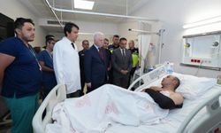 Vali Gül'den yaralı jandarma personeline ziyaret