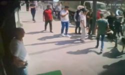 Yolu kapatan nakliyeci esnaftan dayak yedi