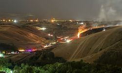 Eymir Gölü yakınlarındaki ormanlık alanda korkutan yangın