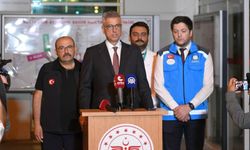 Bakan Memişoğlu ve Vali Ustaoğlu'ndan yaralılara ziyaret