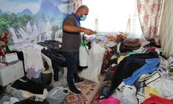 Eskişehir'de Müstakil Bir Evden 1 Ton Çöp Çıkarıldı