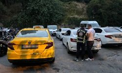 Ambulans çıkışını kapatan taksiciye ceza!