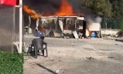 Bakırköy'de çay ocağında yangın