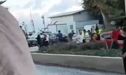 Çıkan kavgayı polis havaya ateş açarak durdurdu