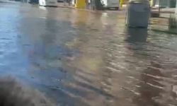 Çöp yığınları kanalları kapattı, mahalleyi su bastı